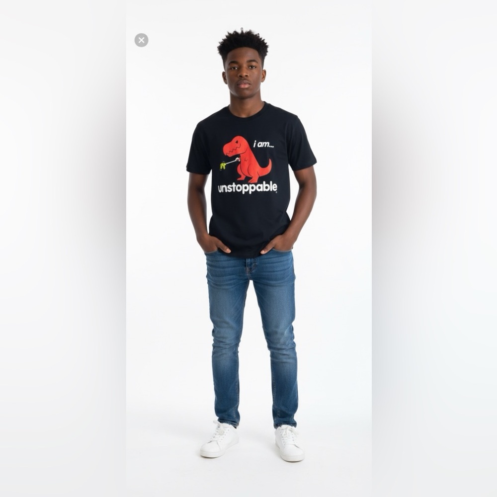 Im unstoppable‎ Red Dinosaur T-Shirt NWT , Ships next day .